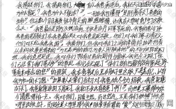 弑母死刑犯吴谢宇手写5万字求谅解