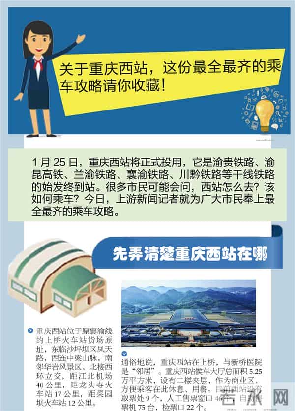 重庆西站:重庆西站25日开通,这份最全最齐的乘车攻略请你收藏!
