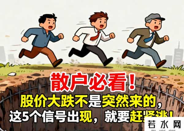 散户必看！股价大跌不是突然来的，这5个信号出现，就要赶紧逃！