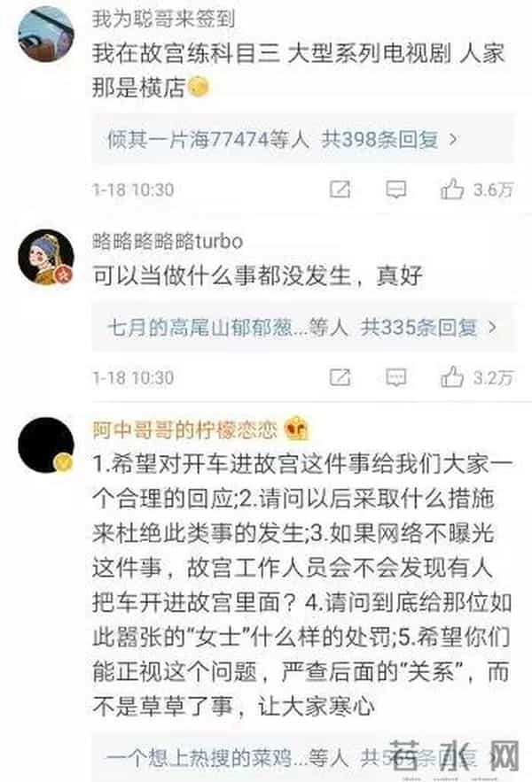 三重门事件：官推停更、学历有瑕、豪宅疑云，故宫奔驰女撞开“三重门”