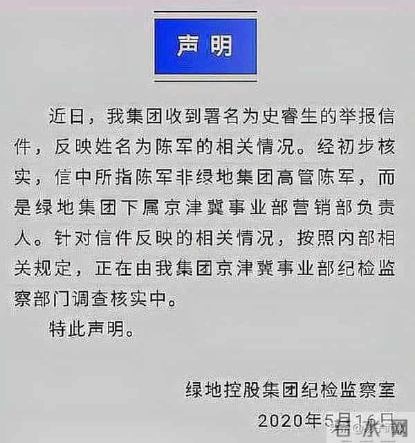 张某婷：绿地集团陈某被举报，张某婷留学身份被曝光，期间被爆家暴和索赔