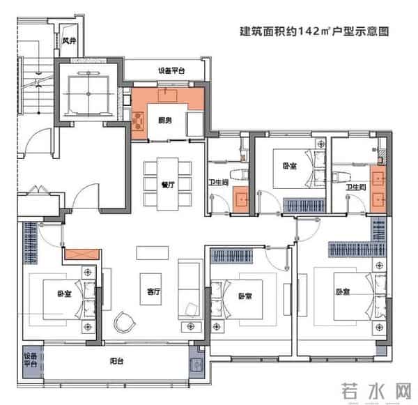 四房:讲真!一步到位的小四房,真的戳中了很多家庭的心