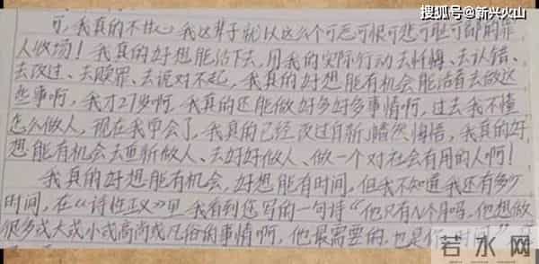 弑母死刑犯吴谢宇手写5万字求谅解