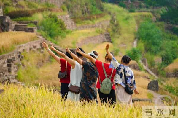 金鳌山:秋日金鳌山 五彩梯田美