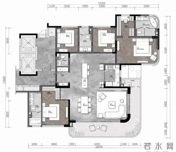 四房:讲真!一步到位的小四房,真的戳中了很多家庭的心