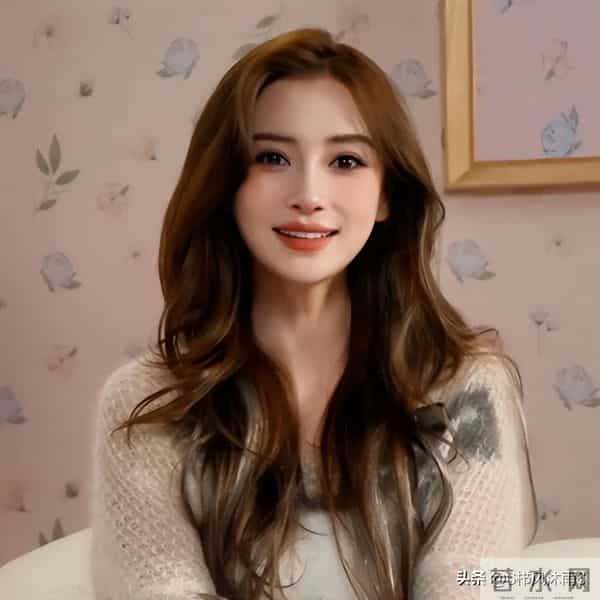 angelababy蓝发挑染造型