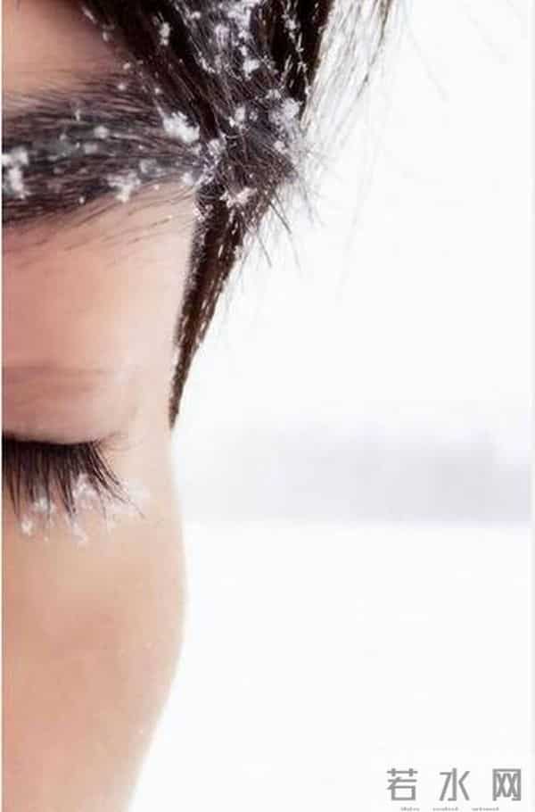 霍建华睫毛能积雪