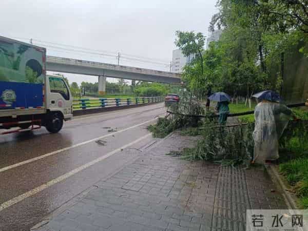 重庆江湾城：闻“汛”而动！重庆江北城市管理部门连夜奋战保畅通