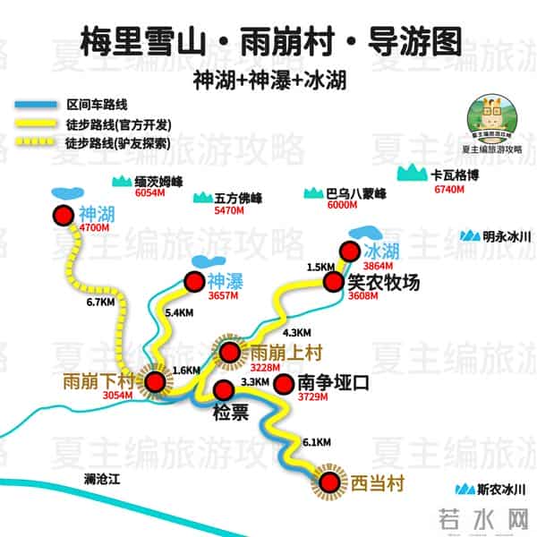 云南旅游路线图