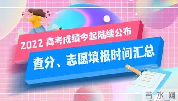 高考成绩今起陆续公布