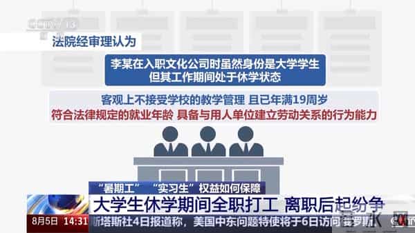 “暑期工”“实习生”权益如何保障？专家解答来了