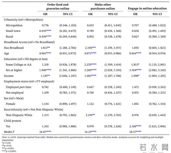 Kristen Olson 等- 新冠疫情期间城乡互联网接入与在线活动的数字鸿沟