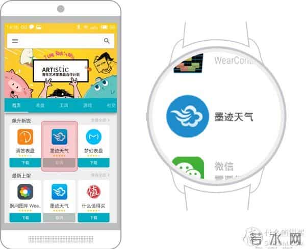 中国Android Wear“官方”平台:Ticwear 问问应用商店 正式上线