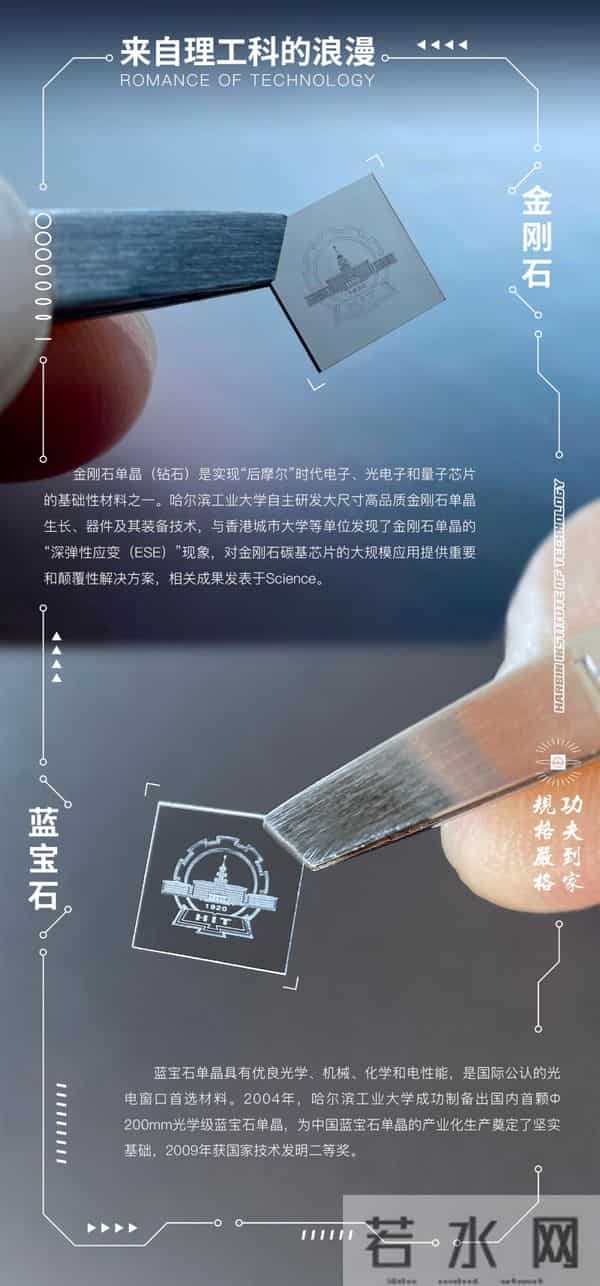 哈工大录取通知书镶宝石