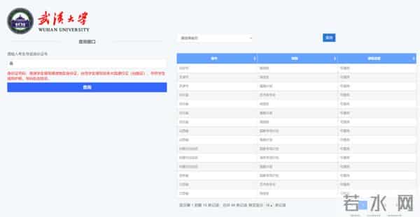 想知道被武大、华中大录取没？查询通道来了