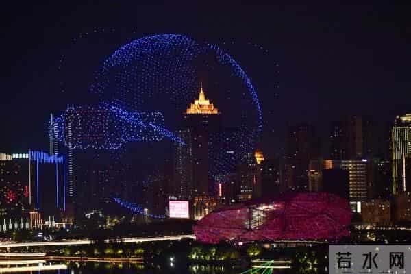 沈阳无人机表演无人机表演点亮沈阳夜空