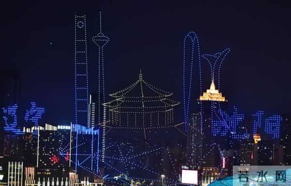 沈阳无人机表演无人机表演点亮沈阳夜空