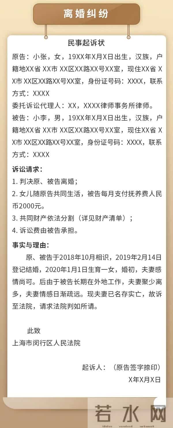 法官眼中,理想的《民事起诉状》该怎么写?(附常见纠纷民事诉状范本)