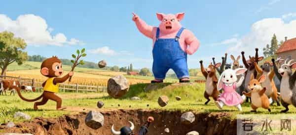 儿童作文故事《勇敢的壮壮和他的朋友们》