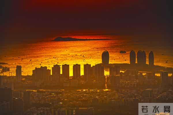 海南三亚：夕阳美景入画来