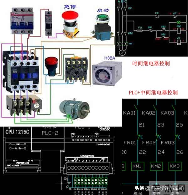 中间继电器放大触点容量,扩展触点数量的应用介绍