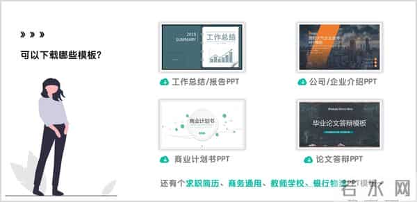 需要吗？第1220期：精致黄绿商业计划书PPT模板