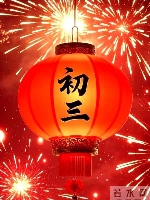 大年初三图片配图祝福语大全，正月初三文案问候吉祥语句子