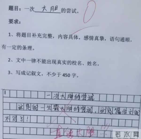 小学生0分作文走红！老师评语更出彩，网友：都是高人