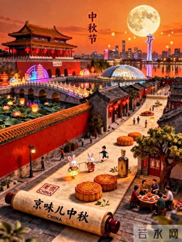 农历八月十五早安祝福，愿您中秋快乐常相伴，阖家团圆笑开颜