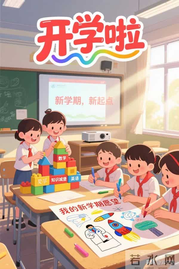 元气满满的30条开学祝福语，向阳出发，向光而行