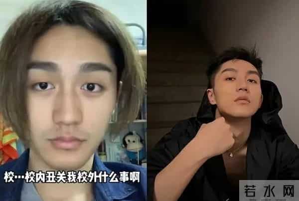 大学生晒校内外颜值对比，这反差真绝了，辅导员看了都直呼认不出