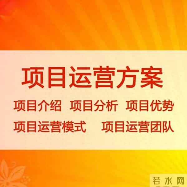 网站商业计划书
