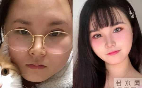 大学生晒校内外颜值对比，这反差真绝了，辅导员看了都直呼认不出