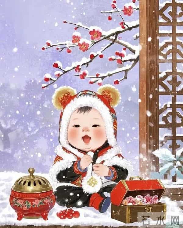 55 民国风宝宝满月百日贺词,字字温暖、句句传情!