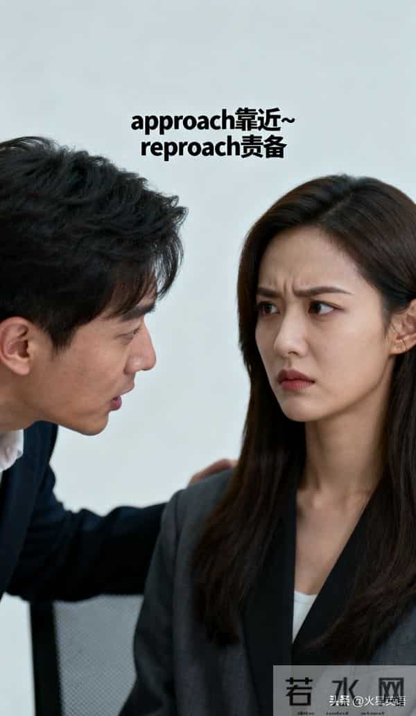 会上瘾的单词记忆术approach靠近~reproach责备