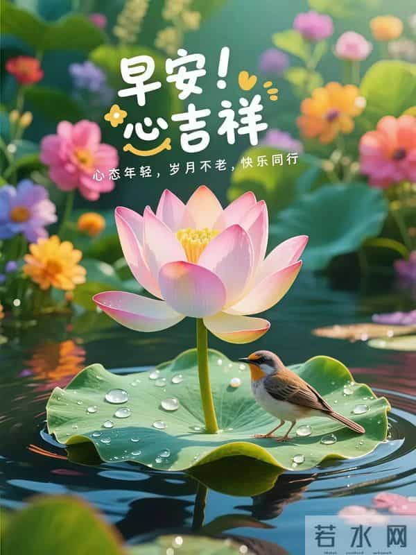 20句高级感早安祝福,愿你被阳光拥抱,吉祥如意绕心头,平安喜乐