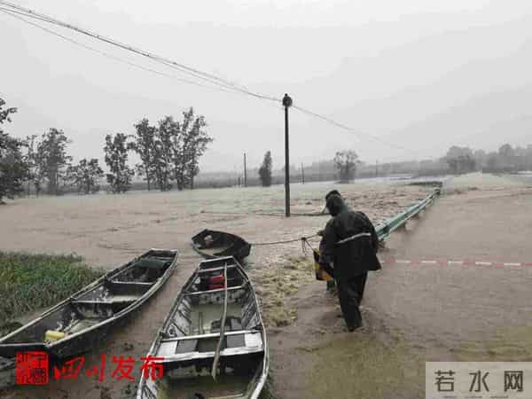 成都金堂县发布红色I级汛情预警 降雨还将持续!