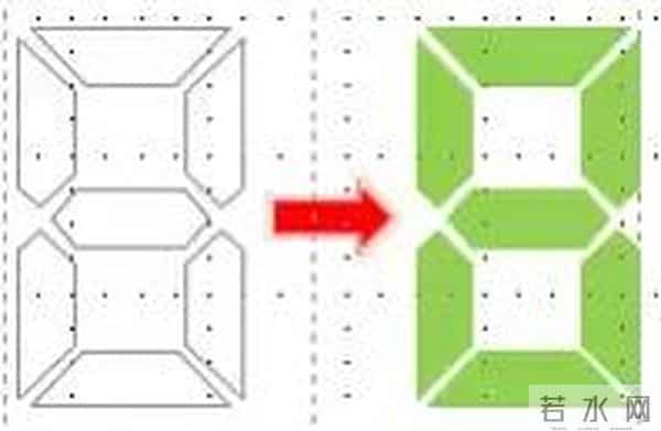 来用PPT做一只数字时钟动画