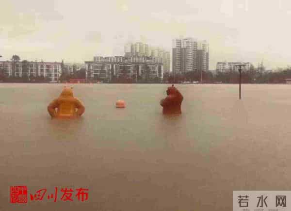成都金堂县发布红色I级汛情预警 降雨还将持续!
