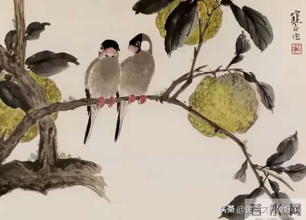 国画大家江寒汀的写意花鸟作品赏析！