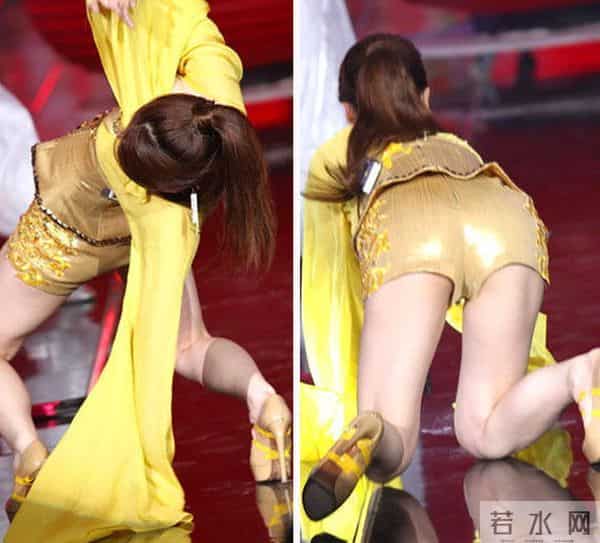 梁咏琪颁奖礼摔倒,而女星摔倒也不止她一个