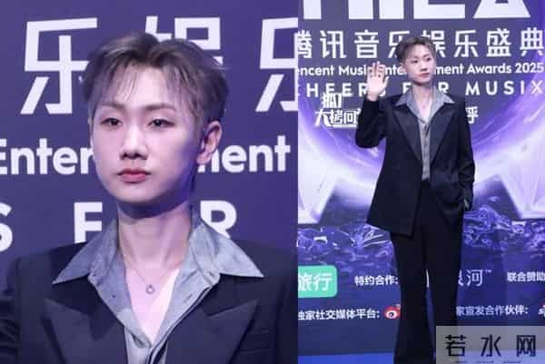 音乐盛典红毯：张靓颖造型看不懂，刘宇宁穿过膝长靴，刘宇妆好浓