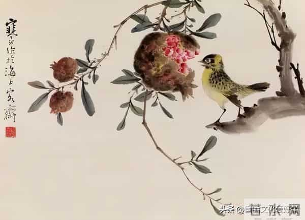 国画大家江寒汀的写意花鸟作品赏析！