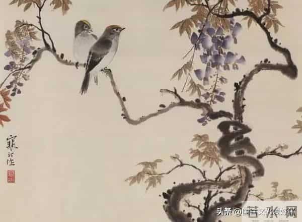 国画大家江寒汀的写意花鸟作品赏析！