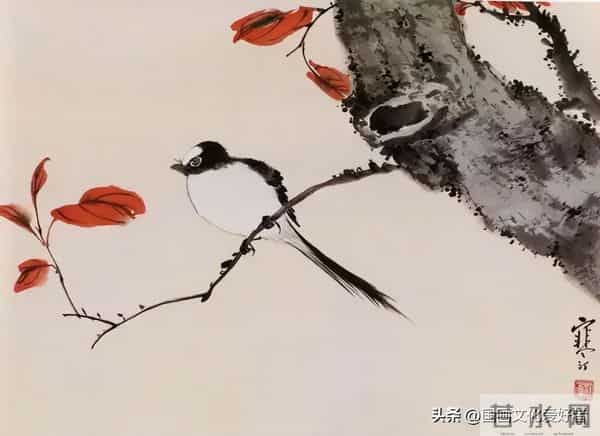 国画大家江寒汀的写意花鸟作品赏析！