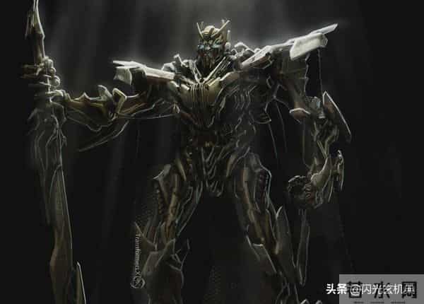 变形金刚动漫人物：《月黑之时》汽车人首领御天敌原画设定稿欣赏