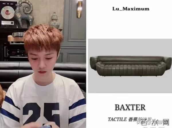 鹿晗晒8000万豪宅内景,用60万音响880纸巾盒,故意露膝盖引争议