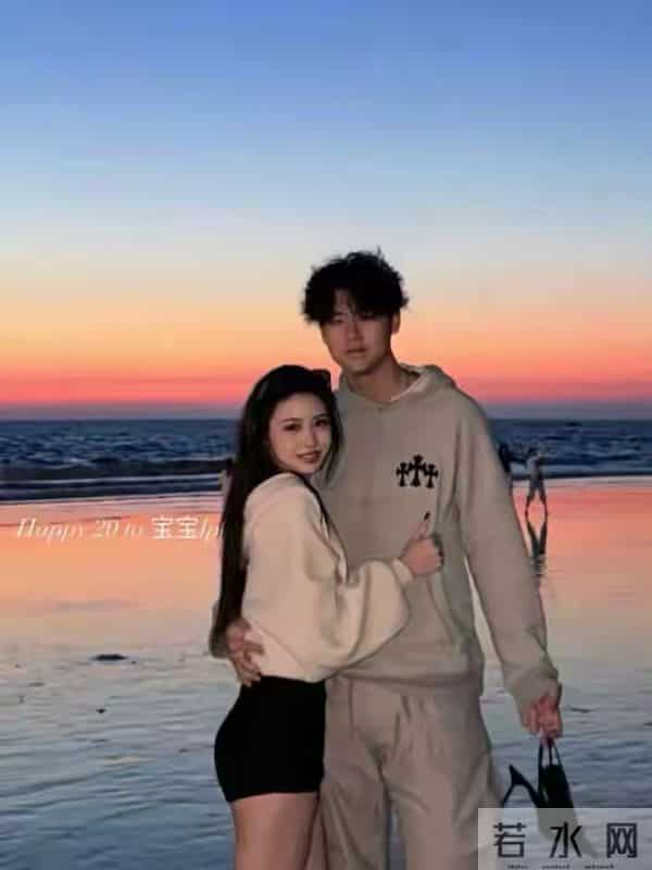 汪峰大女儿小苹果20岁生日，哂和帅气男生拥抱合影疑是公开恋情