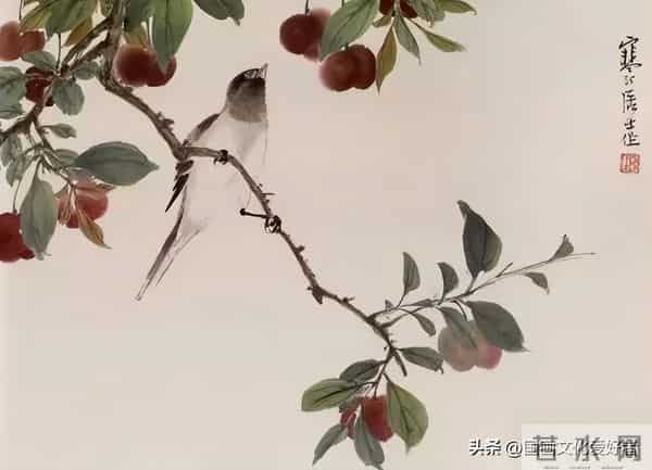 国画大家江寒汀的写意花鸟作品赏析！