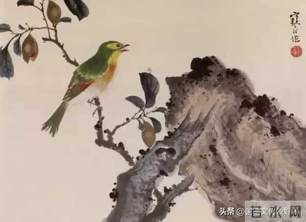 国画大家江寒汀的写意花鸟作品赏析！